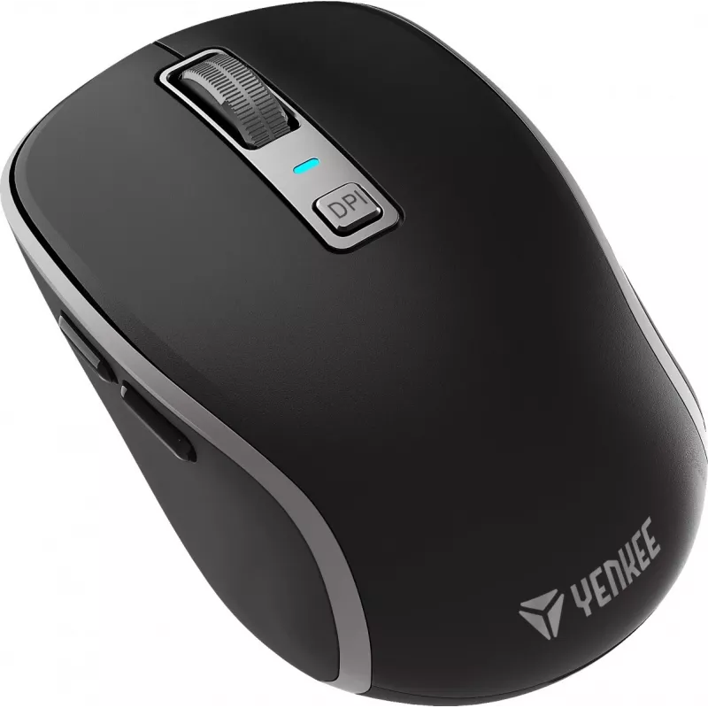 Dual WiFi+Bluetooth draadloze muis, oplaadbare accu, 5 knoppen