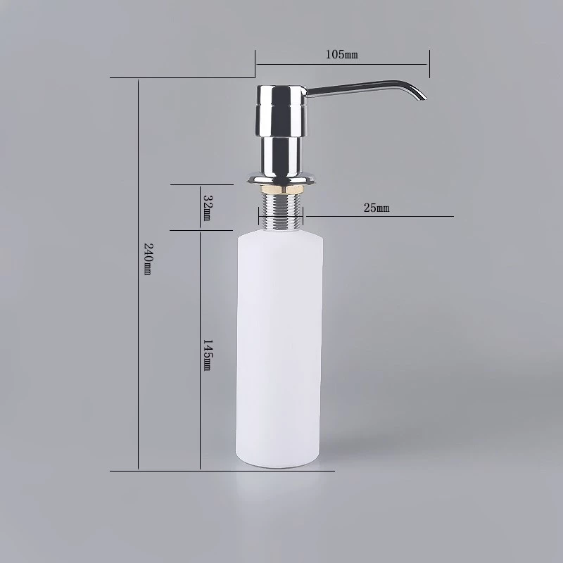 PYRAMIS DP-01 028102501 zeepdispenser chroom, roestvrij staal