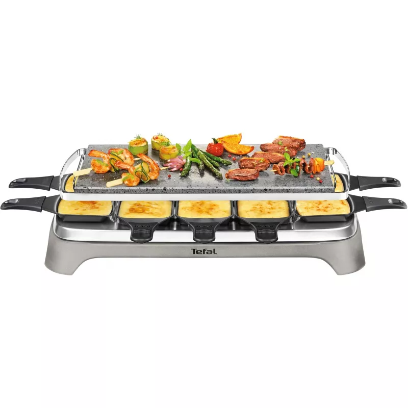 Tefal PR457B raclettegrill 10 personen 1350 W grijs