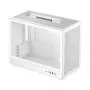 Computerbehuizing DeepCool CH160 PLUS WH small form factor wit, microATX, gehard glas, USB-C