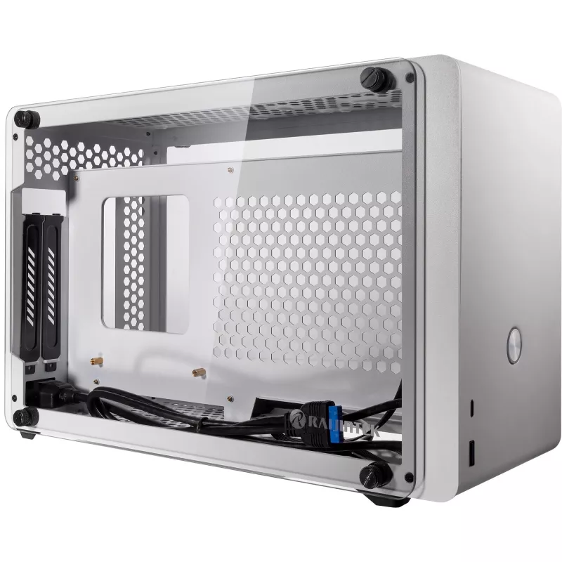 RAIJINTEK Ophion Mini-ITX behuizing met gehard glas - wit - behuizing - Mini-ITX
