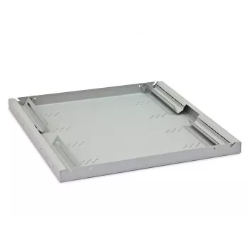 Triton 1U legbord geperforeerd 650mm, diepte 650 mm, breedte 430 mm, hoogte 45 mm, draaglast 80 kg, legbord