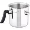Melkkan LAMART LT1068, dubbelwandig rvs, sandwichbodem, 1,5 L, fluitje, volumeschaal