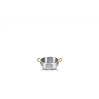 Steelpan Pensofal 4914-E 14 cm met handgrepen van gegoten messing