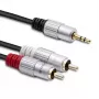Audiokabel Qoltec 52341 3m 2xRCA 3.5mm zwart