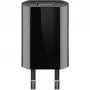 USB-voeding GOOBAY 5 W, 1x USB 2.0, ingang 100–240 V, zwart