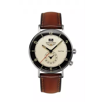 Horloge bauhaus Aviation Vintage Pilot 41 mm
