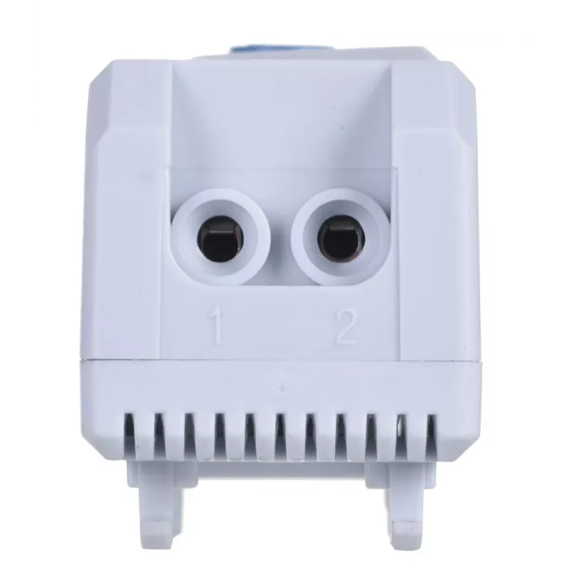 Thermostaat Alantec KTS, draaiknop, IP20, kunststofbehuizing, grijs, -45–70°C, 60×33×43 mm