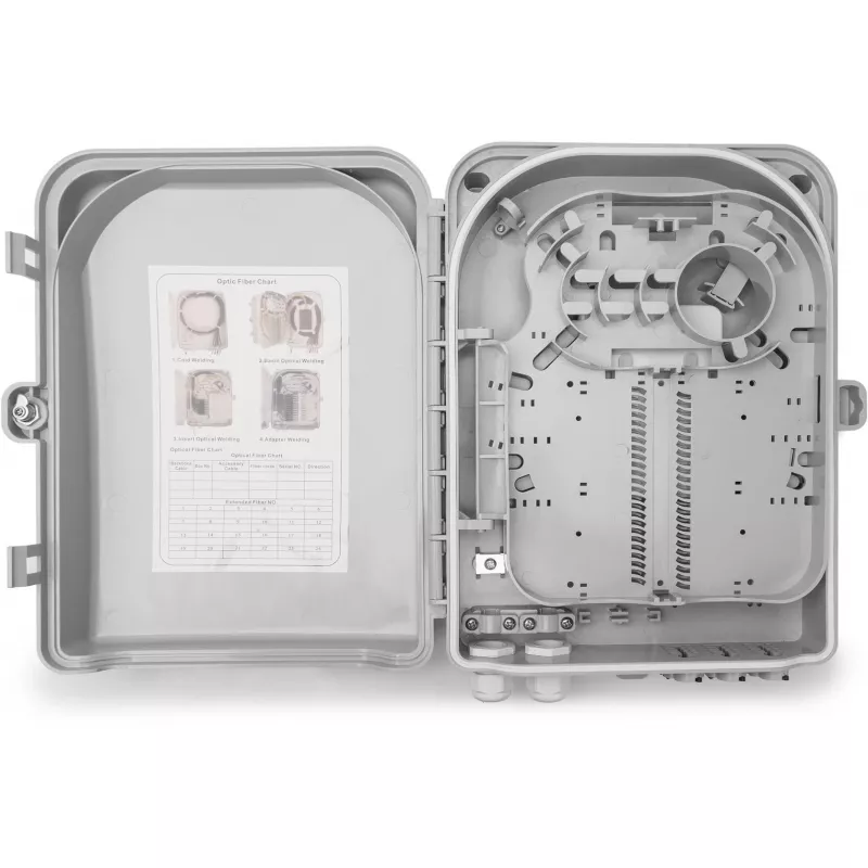 Outdoor-verdeelbox Digitus DN-968911 voor 24 LC/SC-koppelingen