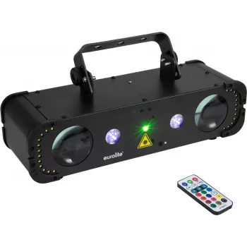 LED Multi FX Laser Bar EUROLITE Compact 7 kleuren 3D-effecten (MPN 51741098)