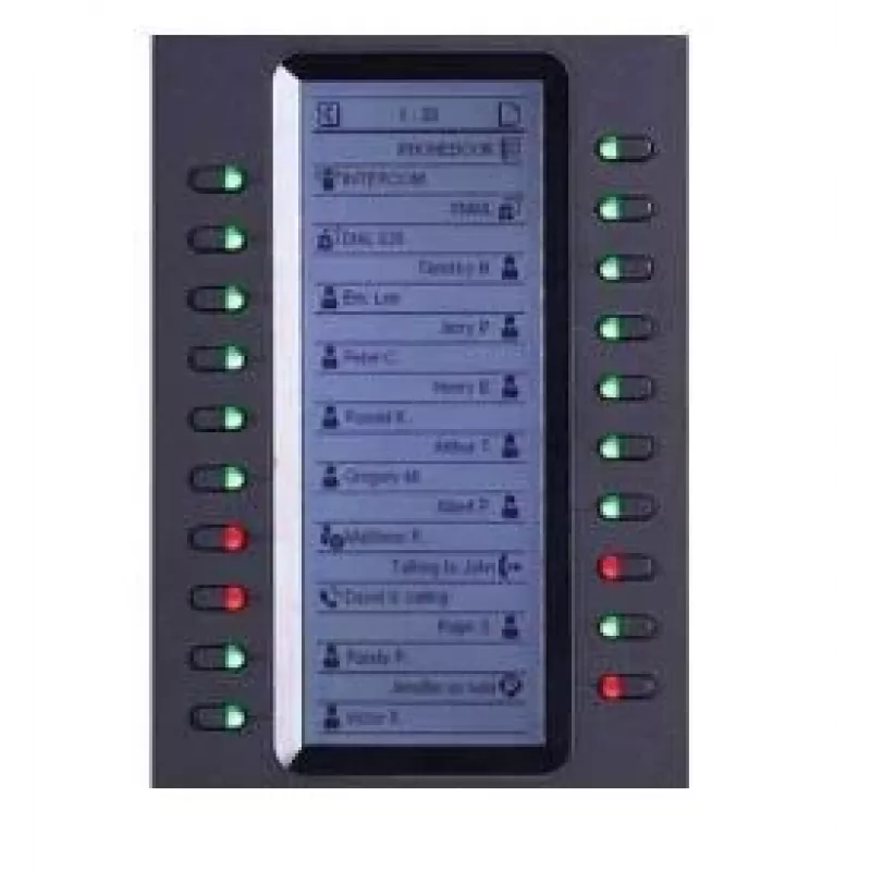 Grandstream Networks GXP2200EXT IP-uitbreidingsmodule zwart 20 toetsen