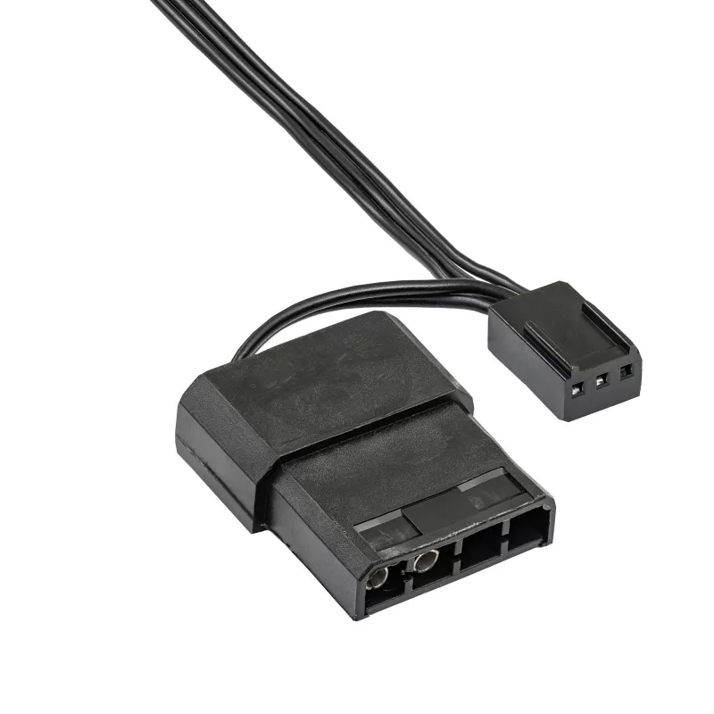 Akyga AW-12A-BK 120-mm-behuizingsventilator, Molex / 3-pin, 20 dB, zwart