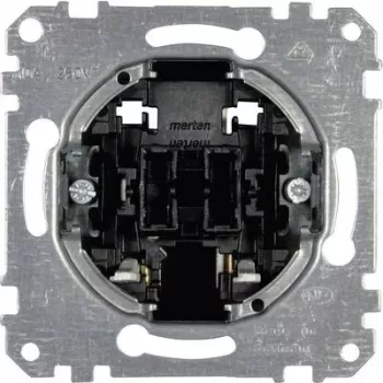 Drukknop Merten MEG3150-0000 1P metallic, 250 V AC, 10 A