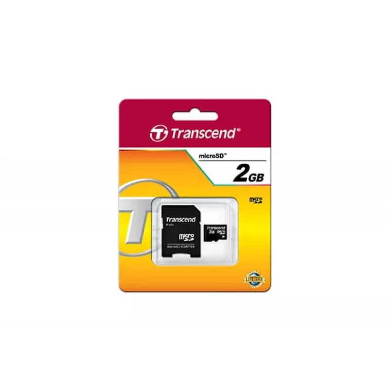 Transcend 2GB MicroSD TS2GUSD flashkaart