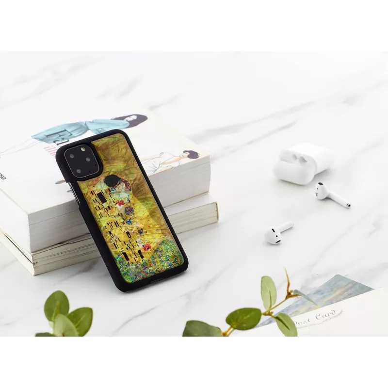 Smartphonehoesje iKins voor iPhone 11 Pro — zwart, zachte beschermhoes