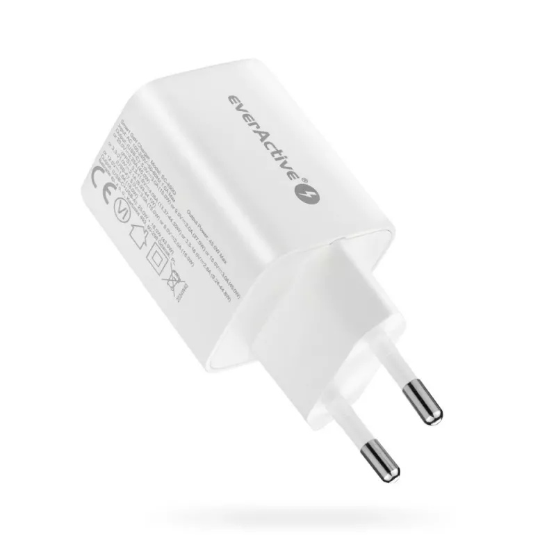 Wandlader everActive SC-450Q 45W 1×USB-C 1×USB-A wit