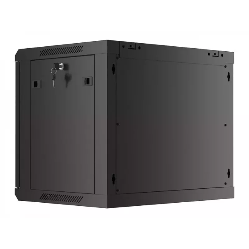 Wandmontagekast LANBERG WF01-6409-23B 9U, 60 kg, IP20, 600×450×512 mm, zwart
