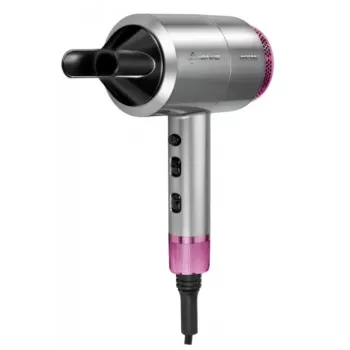 Haardroger MPM MSW-22 1800W, 3 warmtestanden, 2 snelheden, ionisch, concentrator, 1,8 m kabel, zilver