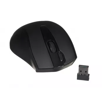 Draadloze RF-muis A4Tech G9-500F, voor rechtshandigen, 1000 DPI, 2,4 GHz nano-ontvanger, 15 m bereik, AA-batterij