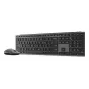 Draadloze toetsenbord-muisset Lenovo 700 Modern Multi-Device – US-Engelse layout, Bluetooth, Luna Grey