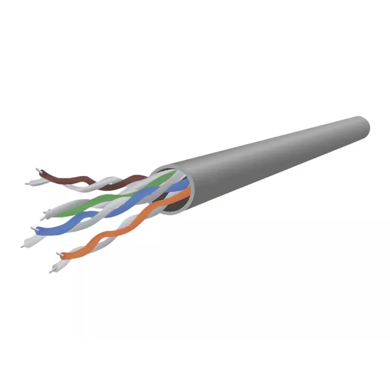 Netwerkkabel Gembird Cat6 RJ-45 naar RJ-45 1 m, U/UTP, 24 AWG, grijs
