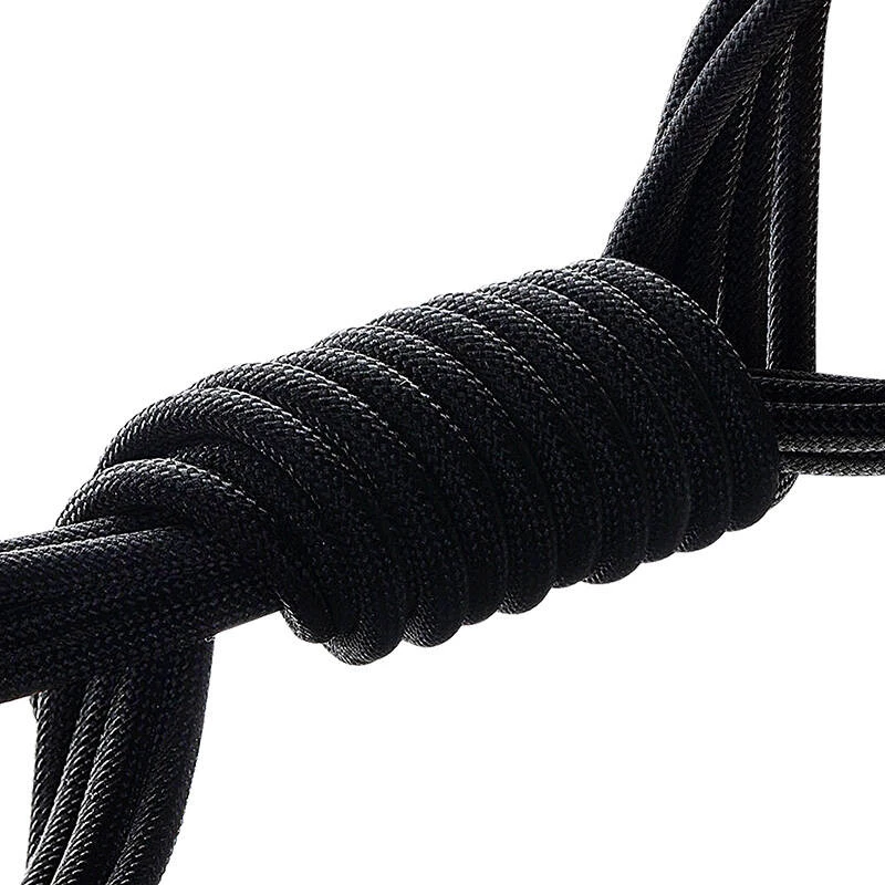 USB-C-naar-USB-C-oplaadkabel Baseus Tungsten Gold 100W 1 m, zwart, nylon