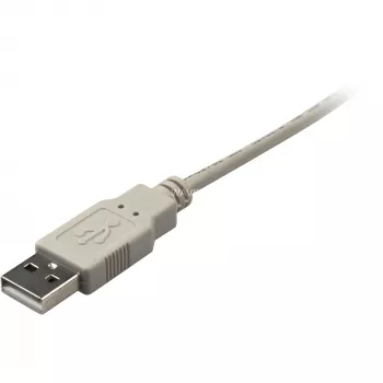 USB 2.0-kabel, USB-A stekker > USB-B stekker (grijs, 0,5 meter)