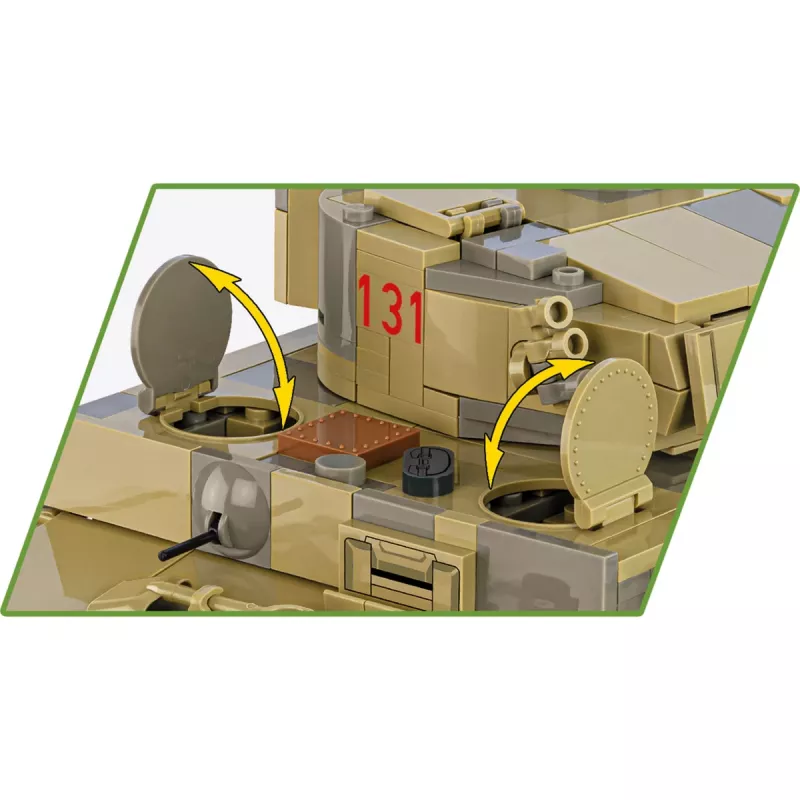 Bouwset COBI Panzer VI Tiger no131 1275 onderdelen