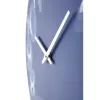 NeXtime klok 3077bl 3D, Ø39,5 cm, wand, blauw/wit
