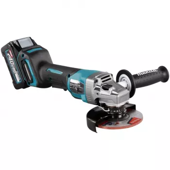 Makita GA013GM201 - haakse slijper - accu - 125 mm - 2 accu's, oplader meegeleverd - 40 V (GA013GM201)