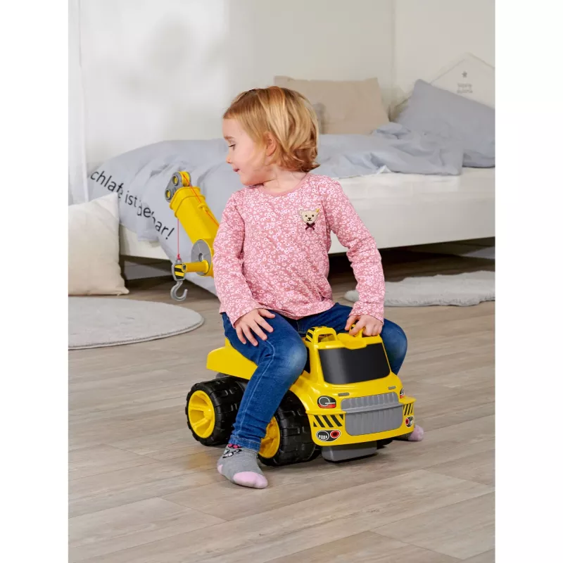 Kraanvrachtwagen BIG Power Worker Maxi kraan geel 3 tot 7 jaar