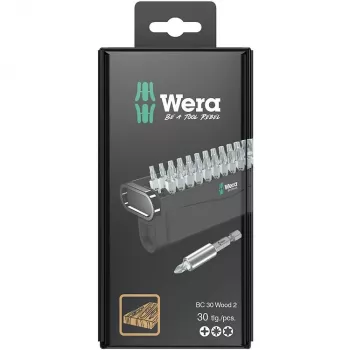 Wera 2 SB schroevendraaier-bitset 30-delig Phillips Pozidriv