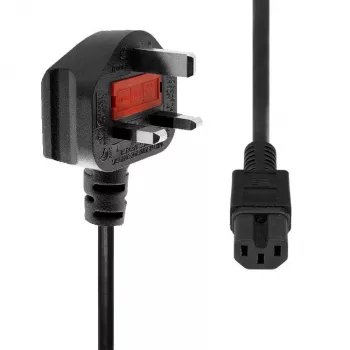 Netkabel ProXtend PC-GC15-001 1 m, zwart, netkabel voor apparaten en pc's