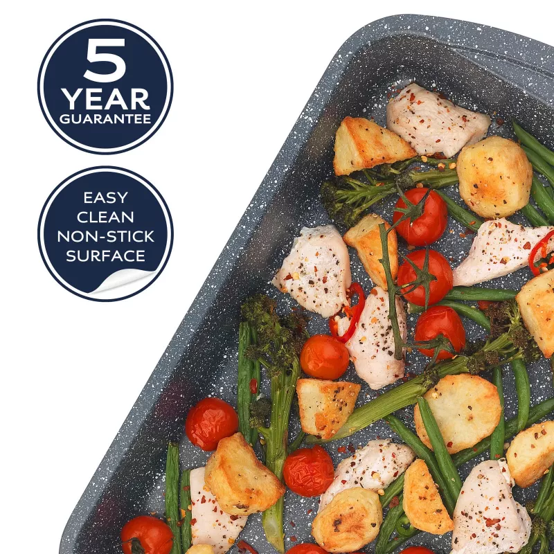 Braadpan Russell Hobbs Nightfall Stone 38 cm - koekenpan