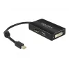 Kabel DeLOCK 0,16 m DisplayPort HDMI DVI Mini DisplayPort