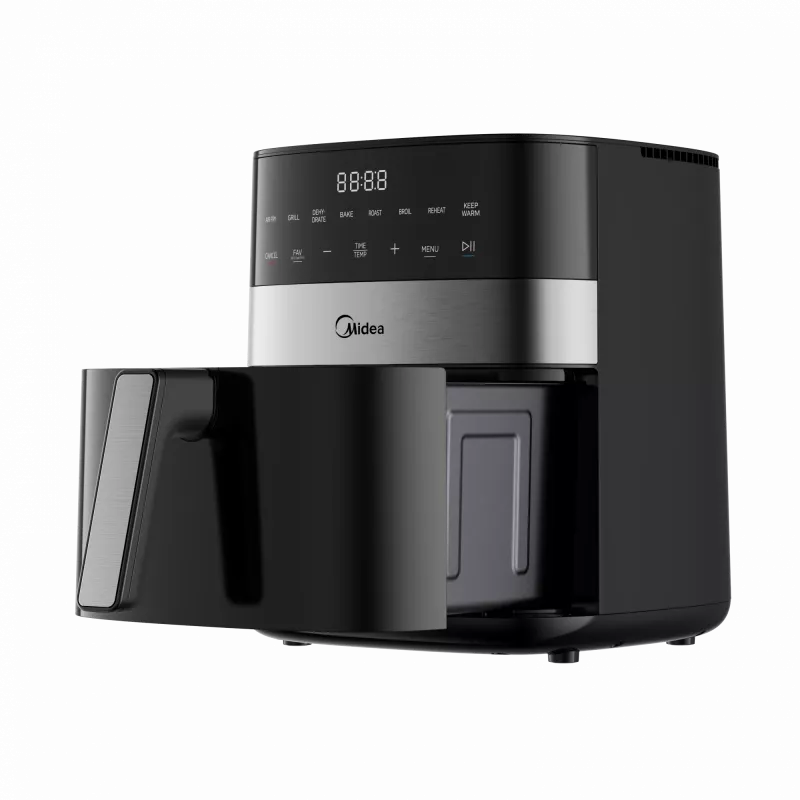 Midea heteluchtfriteuse | MF-CN65E | vermogen 1700 W | inhoud 6,5 L | zwart