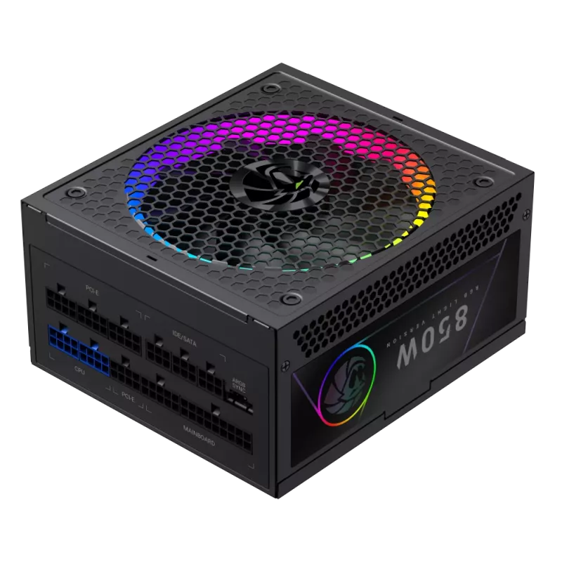 Gamemax voeding, 80 PLUS, Gold | RGB 850G | 850 W
