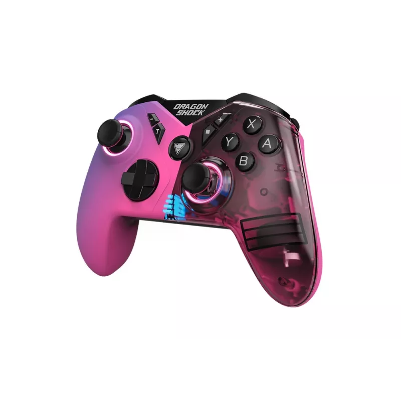 DragonShock Nebula Ultimate, gamepad, Nintendo Switch, D-pad, home-knop, start-knop, turbo-knop, multi, draadloos, Bluetooth