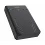 HDD/SSD-behuizing Unitek Y-3035 — 2,5/3,5 inch SATA, USB 3.2 Gen 1 (USB Type-B), 6 Gbit/s, zwart, AC-adapter