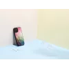 iKins hoesje voor Apple iPhone 12 / 12 Pro — waterbloemdesign, zwart