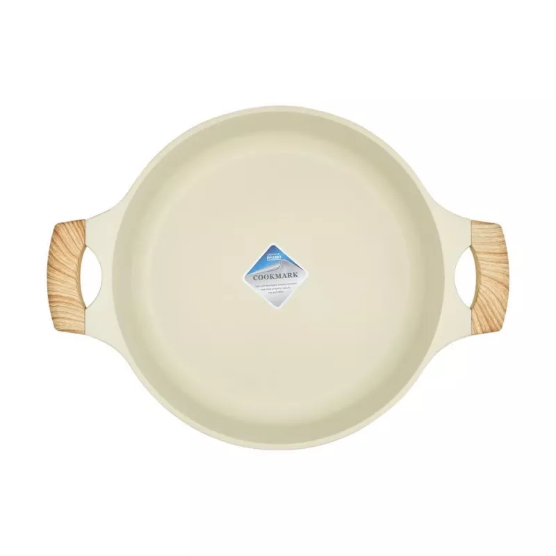 Platte pan D28cm 4,1L/beige
