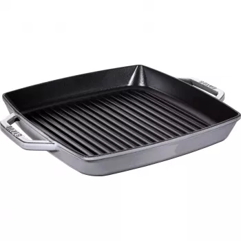 Grillpan Staub 40511-785-0 33 cm Inductie Grafietgrijs