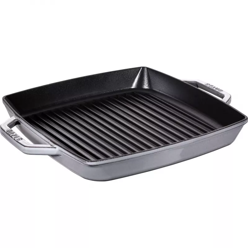 Grillpan Staub 40511-785-0 33 cm Inductie Grafietgrijs