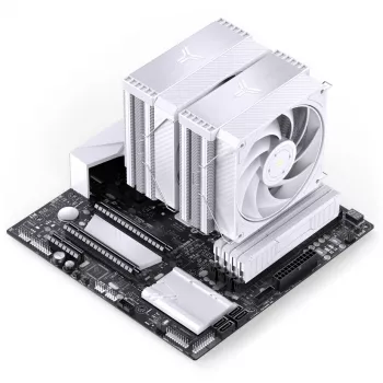 Jonsbo HX6280 CPU-koeler, PWM, RGB - 130 mm, wit