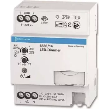 BUSCH 6586/14 LED-dimmer, REG, 800 VA (2CKA006590A0192)