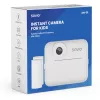 Instantcamera SAVIO AN-01 voor kinderen, wit, 6,1 cm (2,4″) LCD, MicroSDHC tot 32 GB, USB-C, 1200 mAh accu, geen ingebouwde flitser