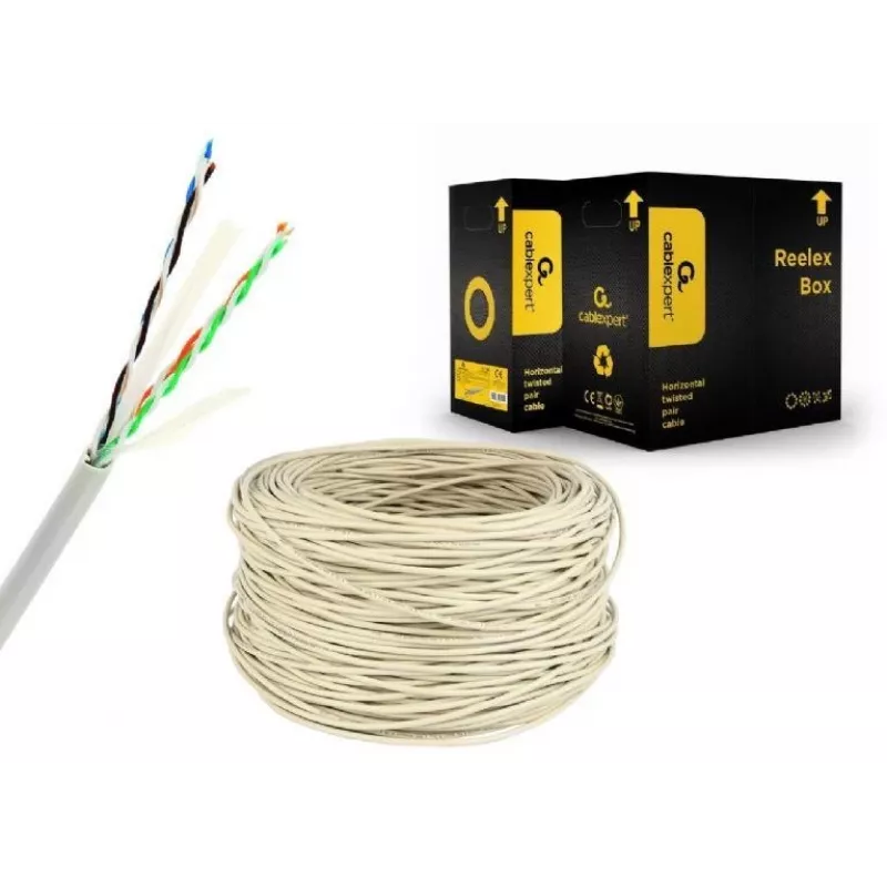 CAT6 UTP-kabel 305M grijs/UPC-6004SE-L Gembird