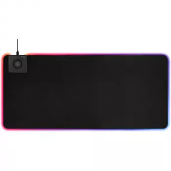 Deltaco GAM-092 - zwart - monochroom - neopreen - USB - gaming-muismat