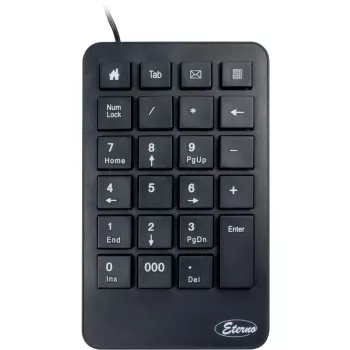 Numeriek toetsenbord Inter-Tech KB-120 universeel USB zwart