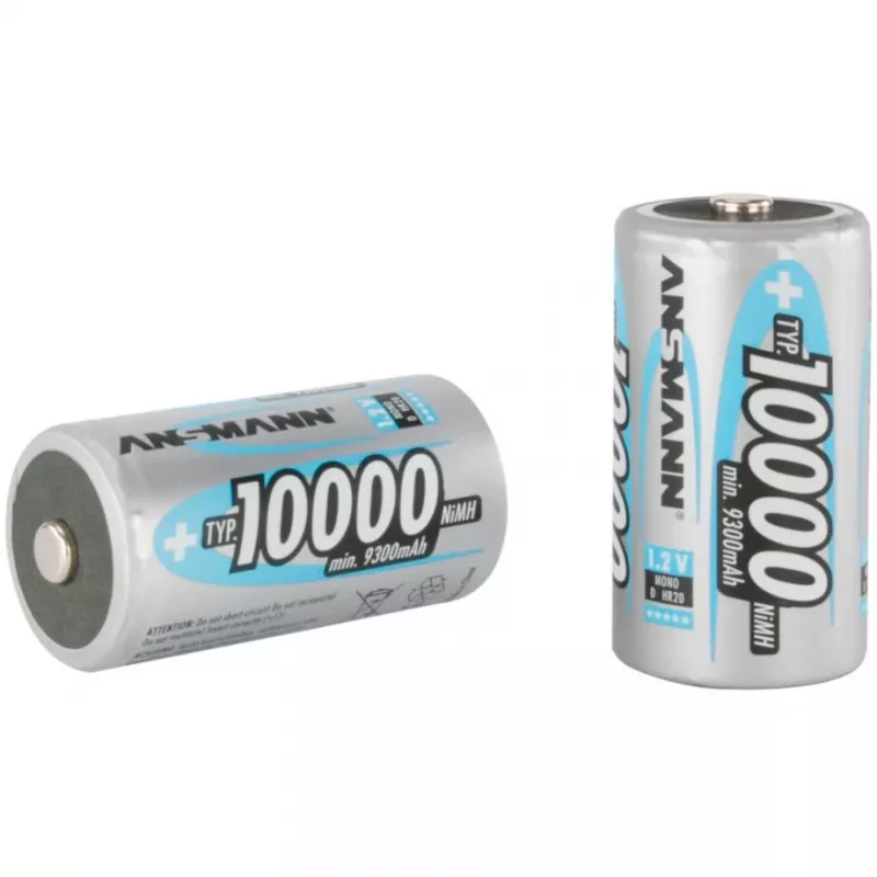 Batterij D Ansmann 10000 mAh mono HR20 NiMH